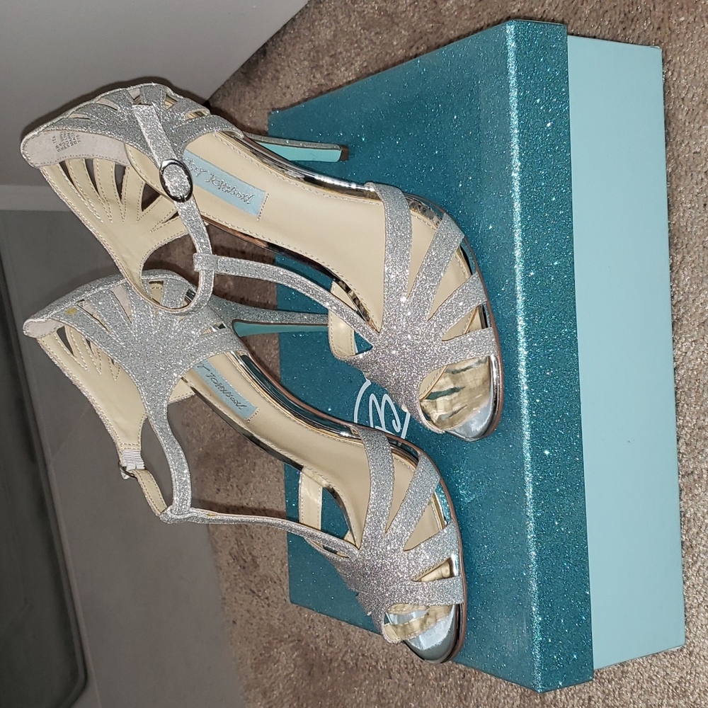 Silver heels